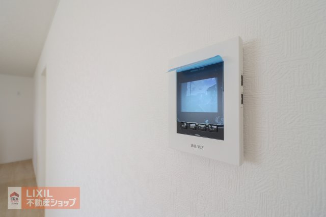 【TVインターホン】現地完成写真。カラーTVインターホン。