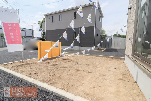 【お庭】現地完成写真。色々な使い方ができます！お好みでカスタマイズはいかがでしょうか。