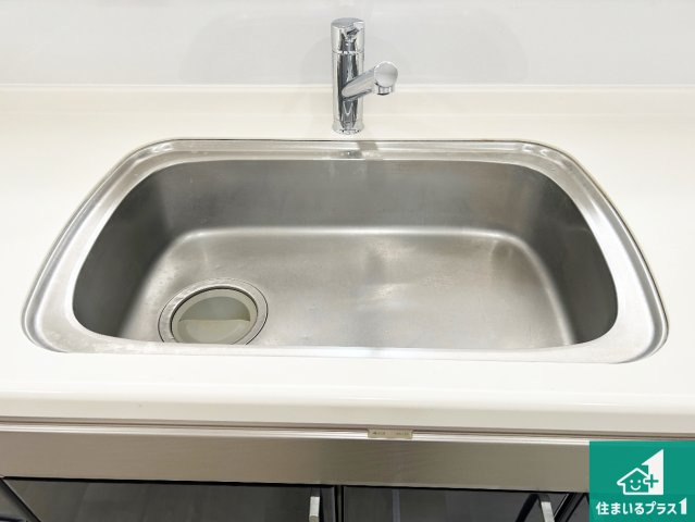 洗い物も楽にできる、広々シンク！