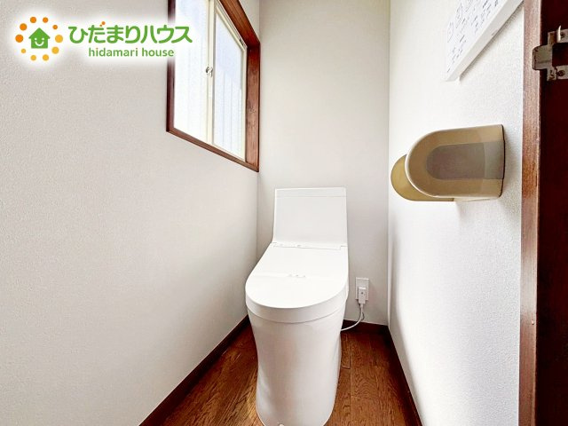 節水できるトイレで、少ないお水でもしっかりと洗浄してくれます！
