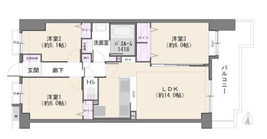 間取り：311002483416