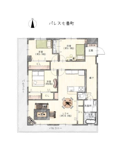 間取り：323000524646