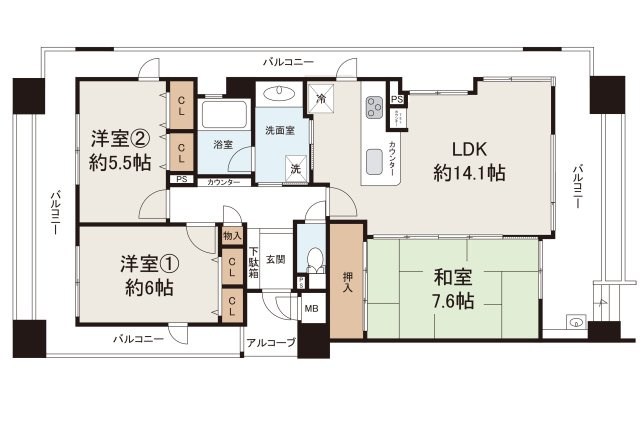 間取り：327002541562