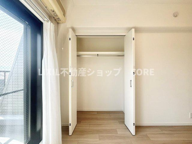 全居室にクローゼットを完備！居室空間をより広く隅々までお使いいただけますね。