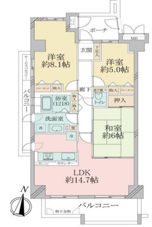 間取り：328000621436