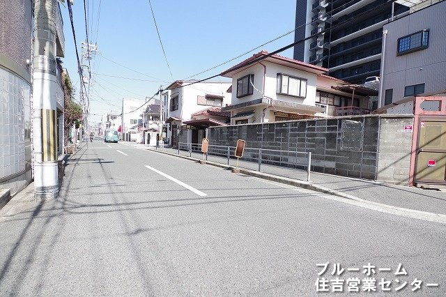別角度からの前面道路です！