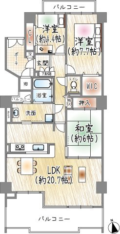 間取り：328000597867