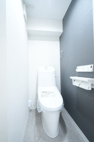 節水型のトイレを使用しております。