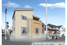 新築戸建・新築建売　郡山市台新一丁目　大成小・第一中の外観