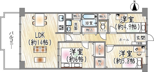 間取り：328000678924