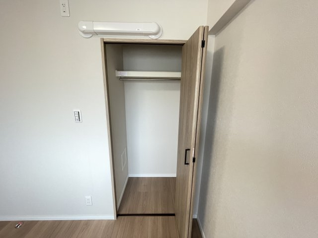 各居室に収納がついており、家族で使い分けしやすくなっています。　