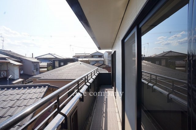 南面のバルコニー☆北側にもバルコニーあります☆