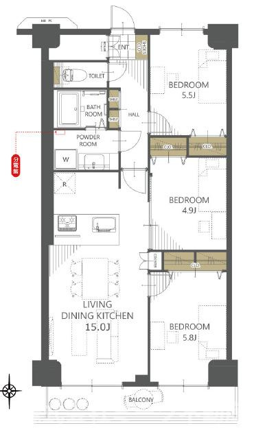 間取り：327002278414