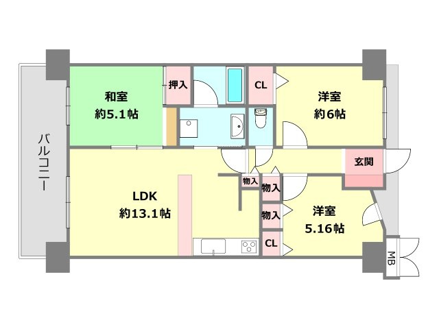 間取り：328000679523