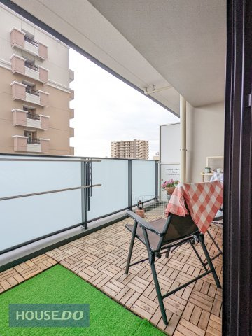 【プレミスト小山ステーションレジデンスのバルコニー】