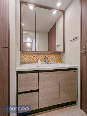 【プレミスト小山ステーションレジデンスの独立洗面台】