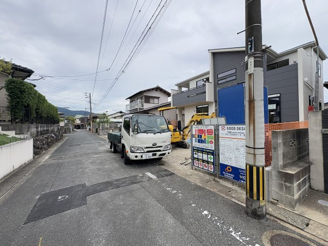 現地写真。前面道路です。