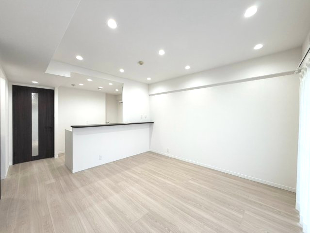 リビングにはダウンライトが備え付けられています