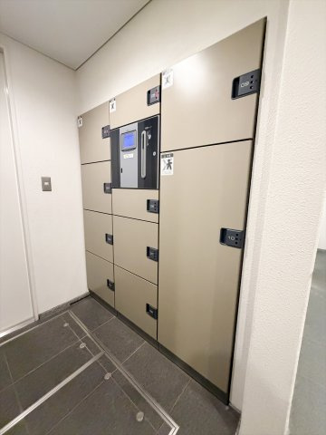 宅配ボックスがあり嬉しい！