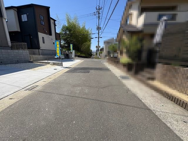 現地写真。前面道路です。