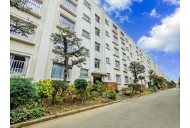 多摩川住宅 ハ棟の外観