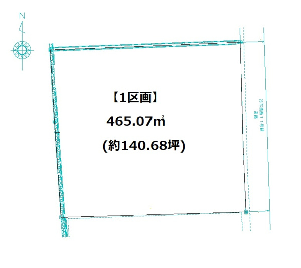 【熊西一丁目（1区画）の間取り】