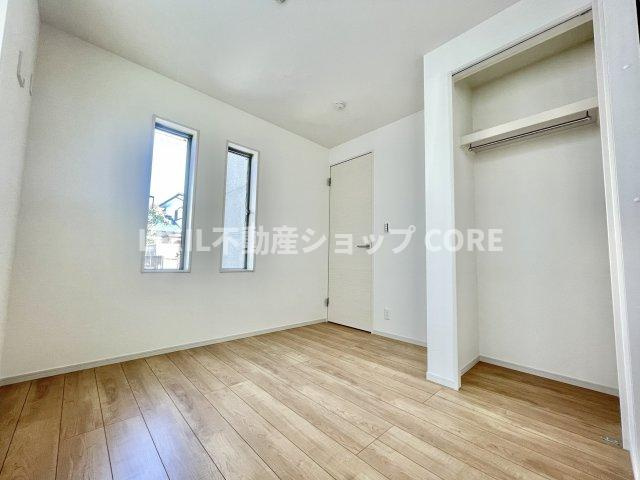 全居室にクローゼットを完備！居室空間をより広く隅々までお使いいただけますね。　