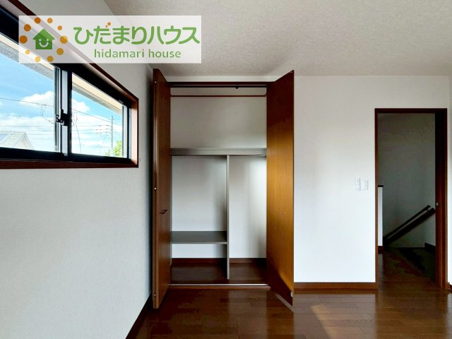 全室にクローゼットが付いていて、お部屋の住空間もスッキリ広々使えそうです(^^)