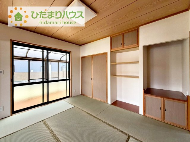 赤ちゃんスペースや客間など、多彩な用途で使用できる和室☆