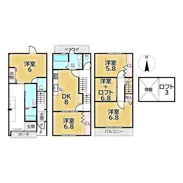 間取り：326000244339