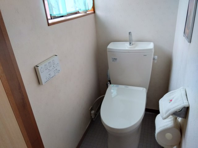 トイレが各階にあります。忙しい朝や、ファミリー世帯は助かりますね。