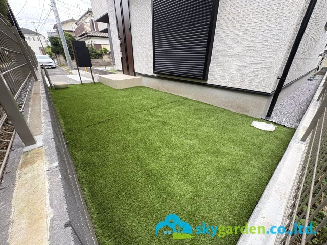 簡単な家庭菜園も楽しめるお庭です