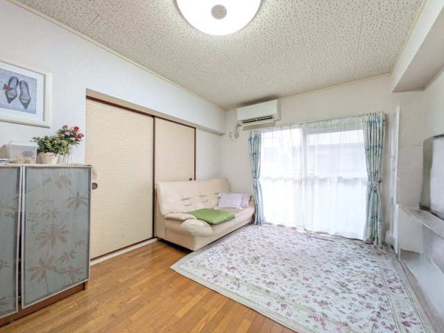 東側バルコニーからは住吉川、六甲ライナーが望めます。