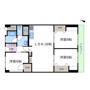 北摂マンションの間取り