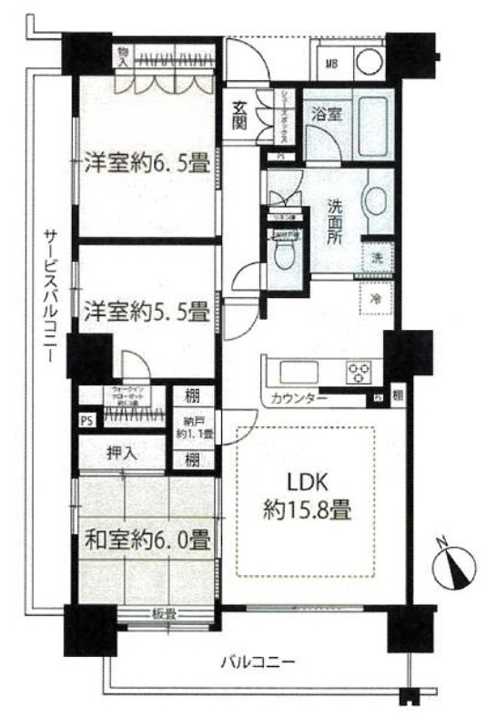 apartment 埼玉県越谷市北越谷２丁目２０