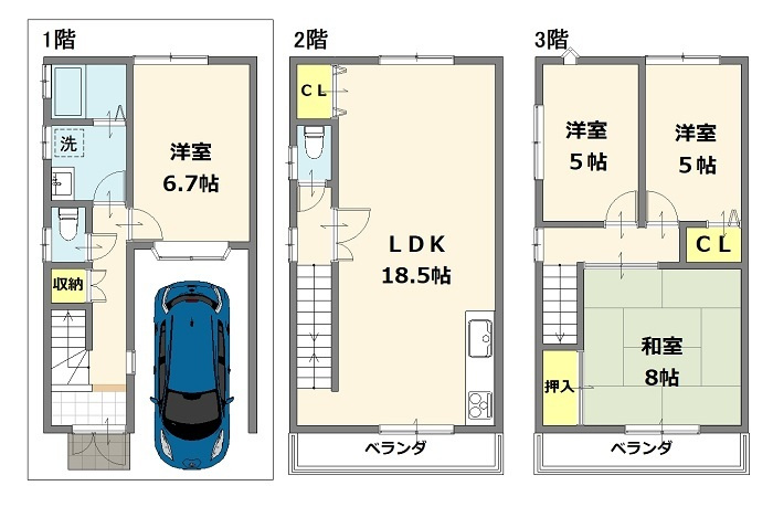 間取り：327001691159