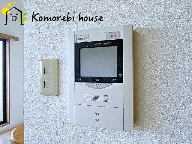 モニター付インターホンです