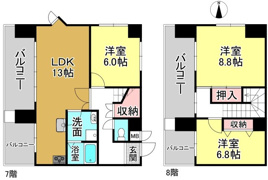 グランドレジデンス松定の間取り