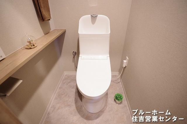 清潔感を保つ温水洗浄便座です！