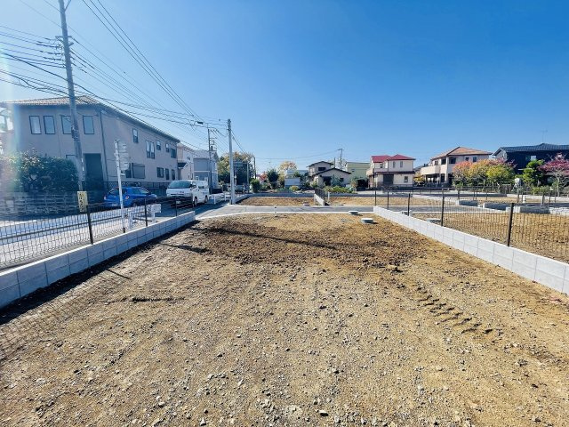 対象地：B区画　敷地約30坪　ブロックフェンス施工済　市街化調整区域ですが、どなたでも建築可能です！