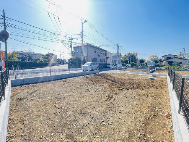 対象地：B区画　敷地約30坪　ブロックフェンス施工済　市街化調整区域ですが、どなたでも建築可能です！