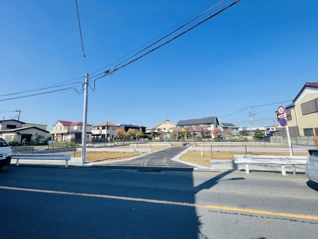 対象地：B区画　敷地約30坪　ブロックフェンス施工済　市街化調整区域ですが、どなたでも建築可能です！