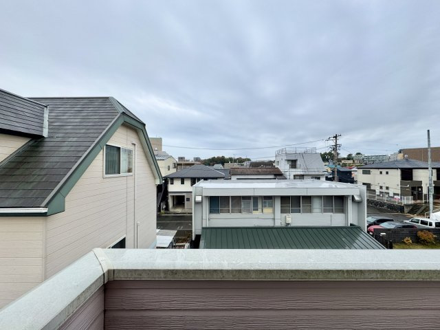 3Fバルコニーからの眺めです。