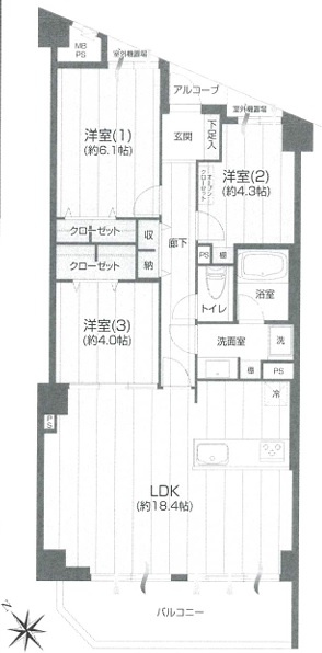 間取り：312001314604