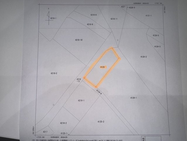 区画図：309000091051