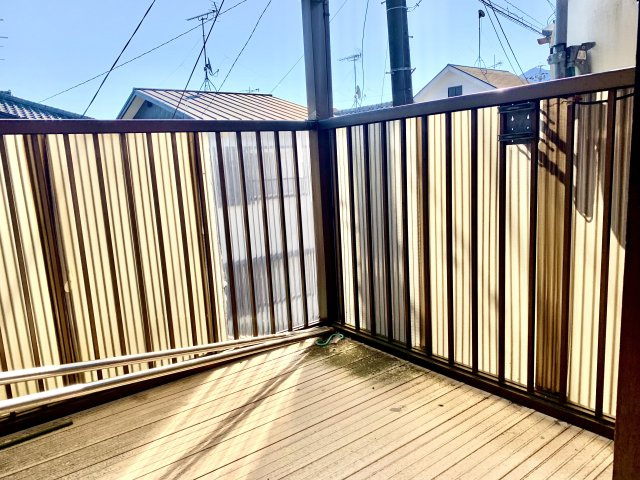 広々としたバルコニーです