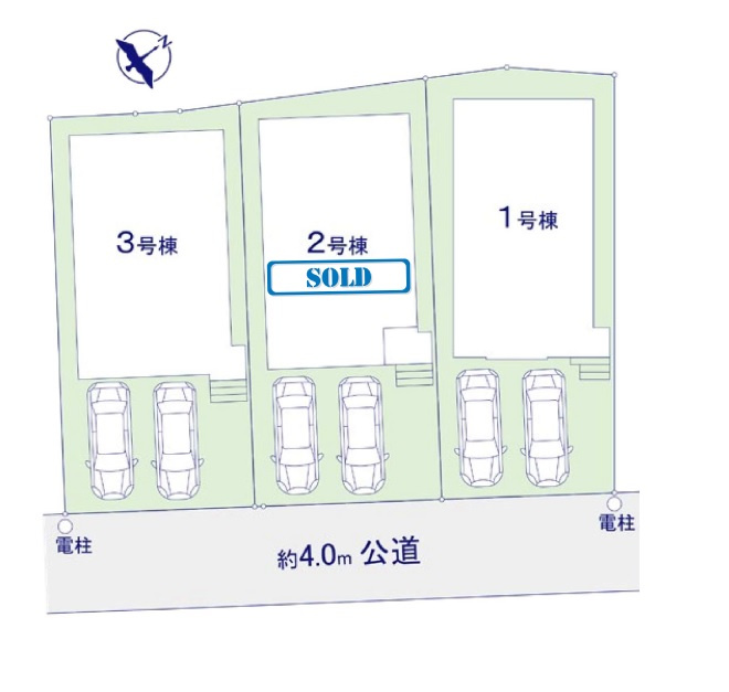 区画図です。1号棟
