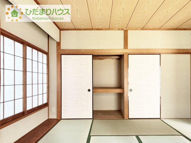 和室にも大容量のク収納完備！　お布団やお子様のおもちゃなどがスッキリ収納できますね(^^♪