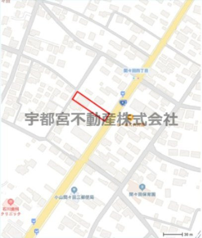 東と西の二面が道路に面しております
