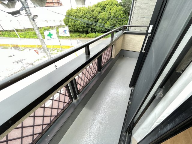 北側バルコニーです。